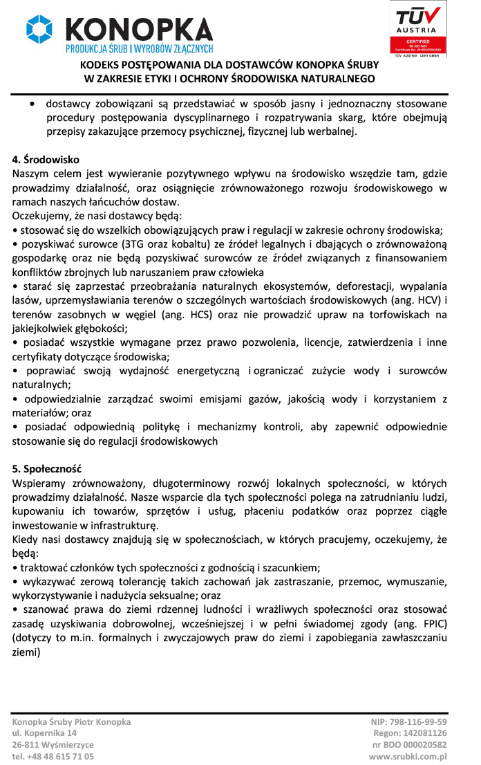 Producent śrubek mazowieckie